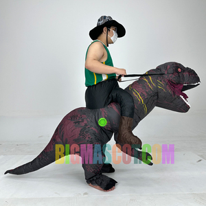 Walking Dragon poliéster inflable Cosplay dinosaurio mascota disfraz para fiesta de carnaval, alquiler, eventos, promoción publicitaria - Product Image 4