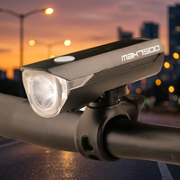 500LM Luz de bicicleta Lámpara delantera Tipo C Recargable LED 2000mAh Luz de bicicleta Faro impermeable Accesorios de bicicleta
