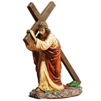 Résine Artisanat Personnalisé Fabricant OEM Élégant Pratique Polyrésine Décoration Catholique Religieuse Marie Figurine Statue Sculpture