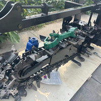 Accesorios de Zanjadora de Alta Calidad para Tractor Agrícola de 120HP con Bomba de Motor y Caja de Cambios