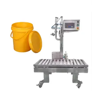 20-200kg semi-automatic weighing filling machine for liquid and paste product