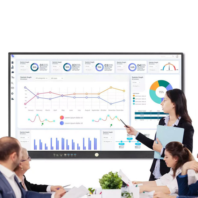 Factory Hot Sale 4k Wholesale Android/Window Ops Smart Board Touch Screen Interactive Flat Panel 65 Inch White Board Interactive