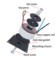 Transformateurs basse tension 12v 24v Isolation Audio Amplificateur puissance transformateur toroïdal