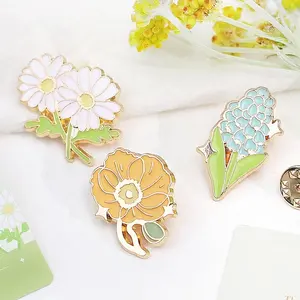 Cute Enamel Lapel Pin Set Mini Brooch Pin Badges Cover Up Buttons for Women Shirts & Dresses & Cardigan Collar Safety Pins