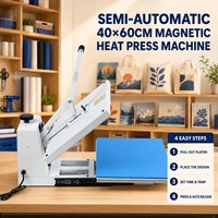Presse à chaud par sublimation A3, machine de transfert thermique à station unique pour l'impression de vêtements et le bricolage