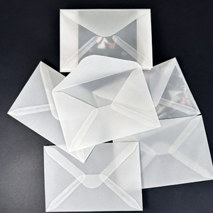 <span class=keywords><strong>ซอง</strong></span>กระดาษแก้วใสทรงสี่เหลี่ยมแบบกำหนดเองสำหรับการ์ดเชิญงานแต่งงานแบบใสทรงกลม - Product Image 3