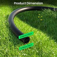 Tuyau principal d'irrigation flexible en PE avec raccords de distribution à 6 ports pour système d'arrosage des plantes de jardin
