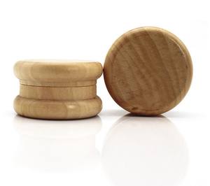 Neues billiges kunden spezifisches Logo verfügbar Gewürz brecher Schleifer Holz 2 Teil 2,16 Zoll - Product Image 4