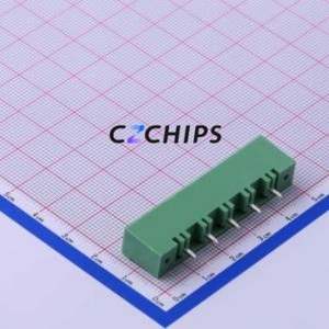 KF2EDGVM-7.62-5P Plug-in Terminal Block Through hole,P=7.62mm Connector Board-to-Board / Socket Closed Screw Fixing 1x5P 7.62mm - Product Image 2