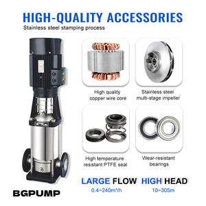 <span class=keywords><strong>Pompe</strong></span> centrifuge verticale multi-étages en acier inoxydable <span class=keywords><strong>à</strong></span> économie d'énergie 0,75 CV/3 CV/10 CV, norme européenne, <span class=keywords><strong>pompe</strong></span> de surpression CDL/CDLF - Product Image 2