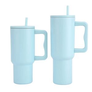 Car Travel H4.0 <b>Handle</b> <b>Tumbler</b> <b>40oz</b> Double Wall Insulated Mug Lid Straw Anti-Slip ODM Custom Logo - Product Image 3
