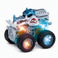 Vente en gros de jouets Monster Truck lumineux avec pneus texturés, assortiment coloré pour l'exposition et les cadeaux