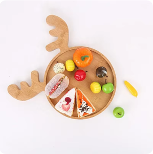 Dessin animé en bois décoration de noël <span class=keywords><strong>plateau</strong></span> de rangement aliments apéritifs collation Desserts plateaux à <span class=keywords><strong>sushi</strong></span> <span class=keywords><strong>plateau</strong></span> à biscuits de noël - Product Image 5