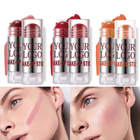 Stick de maquillage à pointe ronde et volumineuse, éclat naturel rosé, un seul passage pour illuminer le teint, blush pour le maquillage quotidien, OEM ODM Private Label