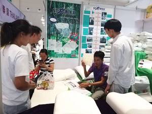 Startex 100% หมอนรองคอทำความเย็นทำจากยางธรรมชาติของไทย-รูระบายอากาศและรูปคลื่น - Product Image 5