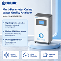 Analyseur de qualité de l'eau multi-paramètres en ligne RS485, turbidité, pH, chlore résiduel, conductivité, TDS, moniteur d'eau potable