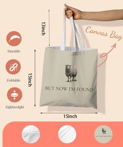 Sacs en toile de coton vierges personnalisables promotionnels, sacs de courses réutilisables en coton avec logo imprimé sur mesure - Product Image 3