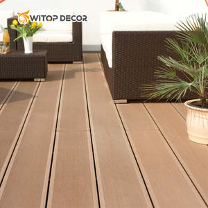 Nuovo Coextruded Tech Deck Teak Colore No Gap Senza Soluzione di Continuità Decking Per Uso Esterno - Product Image 3