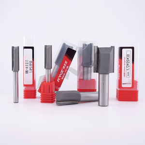 KWS TCT thẳng <span class=keywords><strong>CNC</strong></span> Router bit bit thẳng với 3 sáo cuối nhà máy gỗ cắt 1/2 Carbide công cụ bit - Product Image 2