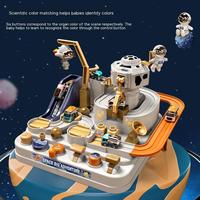 Jouet miniature de monde d'aventure spatiale, échelle HO 1:12, wagon de train à roues en plastique, transporteur scientifique 40' 36' 51'