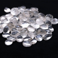 Livraison rapide en vrac, cristaux de guérison blancs sculptés à Quartz naturel en cristal de selénite