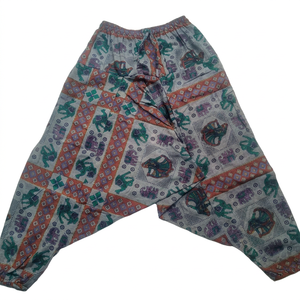Conjunto de pantalones de chándal de algodón Aladdin de verano para mujer, ropa de calle, pantalones de satén con estampado de elefante, Top Jogg para mujer - Product Image 1