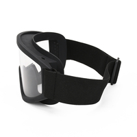 Lunettes de sécurité tactiques de nouvelle conception, fabriquées en usine, transparentes, anti-poussière et anti-liquide, avec revêtement anti-UV