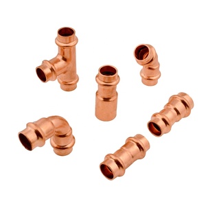 Factory Custom Plumbing Pipe Propress Copper V Profile Press Fittings