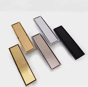 Modern Stainless Steel <strong>Invisible</strong> <strong>Floor</strong> <strong>Drain</strong> for Hotel Bathrooms Anti-Odor Shower Tile <strong>Insert</strong> with Big Flow Capacity - Product Image 4