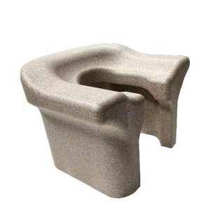 Domestic Multifunctional Bath <b>Stool</b> 12 In Grey <b>Plastic</b> Non Slip Safety Chair For Elderly Bathroom Use - Product Image 2