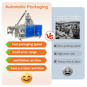 Machine d'emballage de sachets préformés Doypack entièrement automatique, machine d'emballage de poudre, remplissage et scellage multiples, sachet de 1 g, machine d'emballage de poudre - Product Image 3