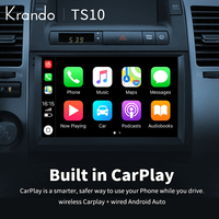 Krando Radio de coche de 9 pulgadas para Toyota Prius 2 2003-2009 unidad principal Android navegación GPS inalámbrico CarPlay DSP 4G tarjeta SIM autorradio