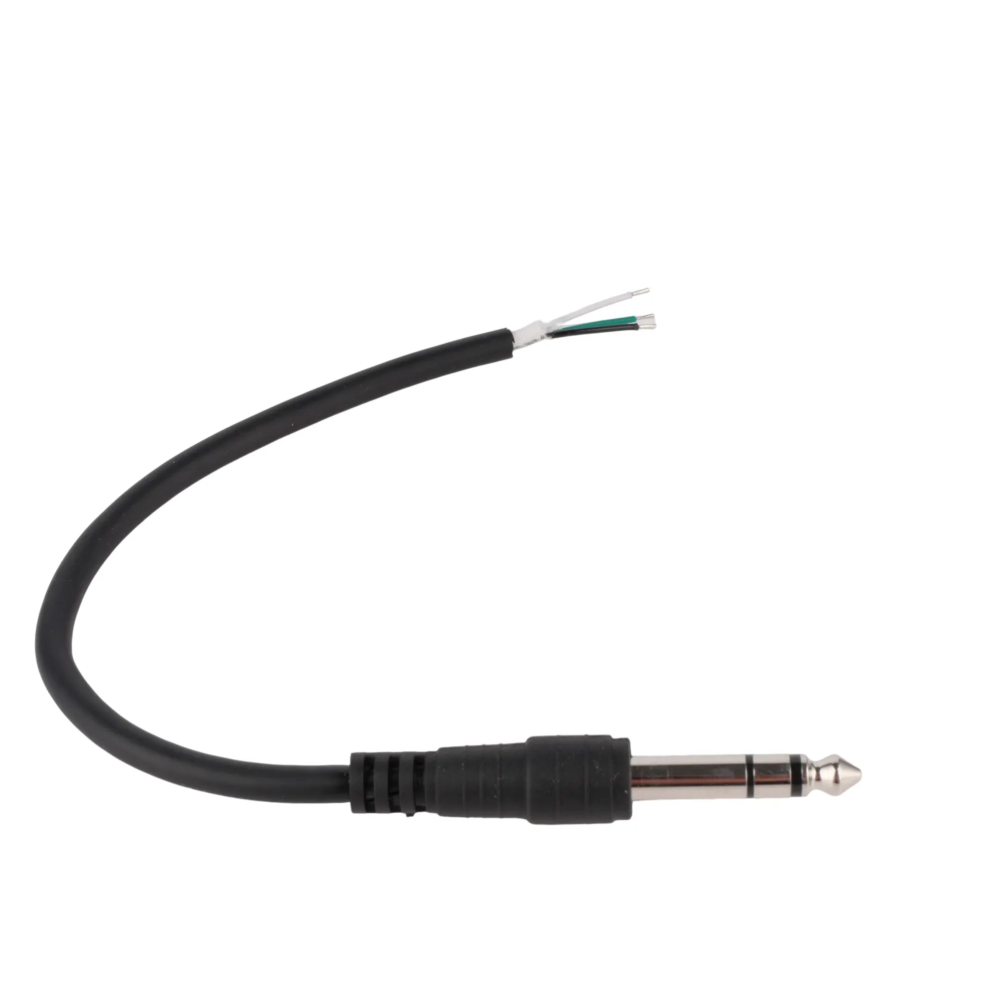 Audio cable stereo plug male to 6.35mm connector to open music instrument aux cables customized length