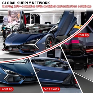 ชุดแต่งคาร์บอนไฟเบอร์แบบ OEM สำหรับ Lamborghini Revuelto ประกอบด้วยลิ้นหน้า ฝาครอบกระจกมองข้าง สเกิร์ตข้าง ดิฟฟิวเซอร์หลัง ช่องระบายอากาศบังโคลน - Product Image 3
