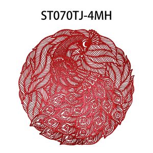 Contemporary Luxury <b>Silver</b> PVC <b>Placemats</b>/<b>Coasters</b> for Home & Hotel Hollow Table Kitchen & Restaurant Decor Wholesale Use - Product Image 2