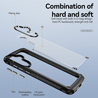Coque de téléphone transparente antichoc à quatre coins pour Samsung Galaxy A36 A37 A56 5G A17 4G A53, coque de téléphone anti-chute