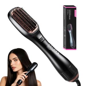 0728 2-in-1 One Step Hot Air Brush Negative Ion Hair Dryer & Straightener Comb Wet Dry Fast Shaping Styling Appliance - Product Image 4