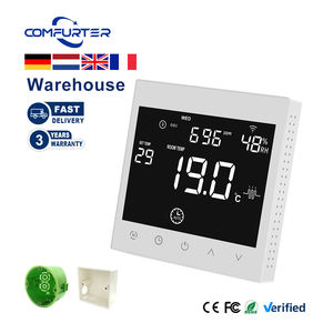 Contrôleur de température numérique Écran tactile Wifi Ac Chauffage au sol Chauffage au sol <span class=keywords><strong>sans</strong></span> <span class=keywords><strong>fil</strong></span> <span class=keywords><strong>Thermostat</strong></span> intelligent pour système de chauffage au sol - Product Image 1