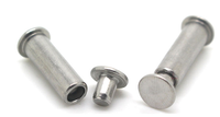 Rivets semi-tubulaires à tête cylindrique métriques en acier au carbone zingué, clous à riveter utilisés pour les albums, rivets à chaud