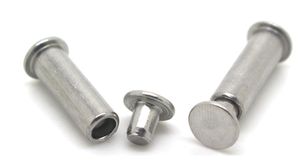 Paku Rivet Semi-tubular Kepala Pan Metrik Berlapis Seng Baja Karbon Digunakan untuk Album Hot Rivet - Product Image 2