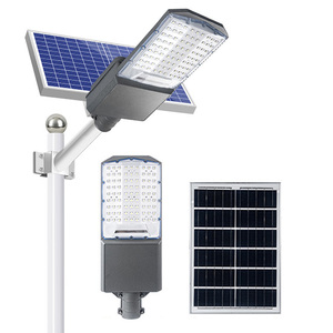 Split-Type Die-cast nhôm năng lượng mặt trời dẫn ánh sáng đường phố với dung lượng pin lớn điều khiển từ xa và chất lượng cao - Product Image 1