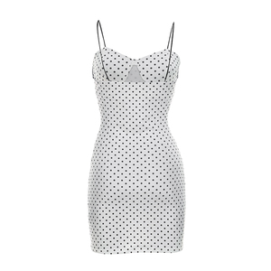 Viviblook D26DS140 Vestidos de Verano para Mujer, Nuevo Vestido Casual con Estampado de Lunares, Sin Mangas, con Tirantes, Encaje, Mini Vestido Casual para Fiesta - Product Image 5