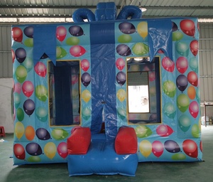 Boîte cadeau Châteaux <span class=keywords><strong>Jumpy</strong></span> 4m 5m Maison gonflable Meilleur matériel rapide REMISE - Product Image 2