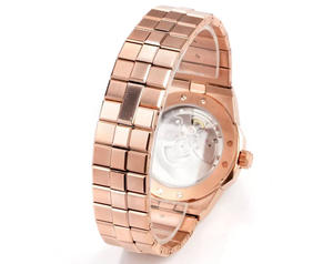 นาฬิกาข้อมืออัตโนมัติสุดหรูคุณภาพสูง ตัวเรือนสแตนเลสสตีล กันน้ำ พร้อมเข็มเรืองแสง - Product Image 5