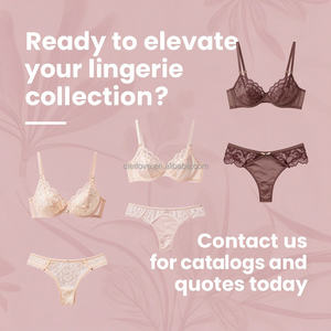 Ensemble de lingerie personnalisé Dierlove pour femmes grandes tailles, 2 pièces, <span class=keywords><strong>string</strong></span>, nœud, soutien-gorge push-up, sous-vêtements sexy, col en V - Product Image 6