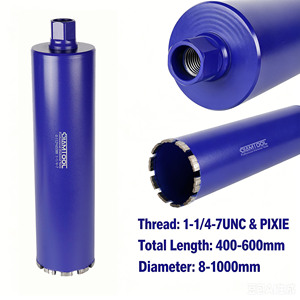 <span class=keywords><strong>Foret</strong></span> à percussion robuste pour maçonnerie et béton, longueur totale 450 <span class=keywords><strong>mm</strong></span>, finition lisse, adapté à votre machine pour la réparation routière | - Product Image 5
