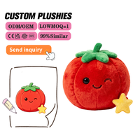 Peluches Adorables de Haute Qualité : Poupée en Peluche Oignon et Ail, Coussin Décoratif Dessin Animé, Jouet en Peluche Personnalisé Thème Fruits et Aliments de Noël