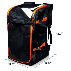 Sac à dos pour chaussures de ski 50L - Échantillon gratuit - Sac de voyage pour snowboard et chaussures de ski, casque, idéal pour les voyages en avion - Équipement de ski ergonomique - Product Image 5