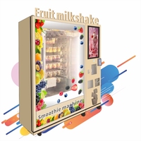 Automatische verkoopautomaat, blender voor één kopje, smoothie, volautomatisch, commerciële intelligente fruit-eiwitautomaat, creditcard