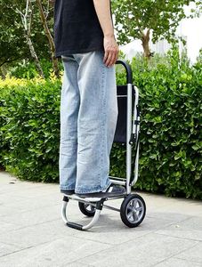 <span class=keywords><strong>รถ</strong></span><span class=keywords><strong>เข็น</strong></span>ช็อปปิ้งอะลูมิเนียมน้ำหนักเบาพร้อมล้อปีน<span class=keywords><strong>บันได</strong></span> - <span class=keywords><strong>รถ</strong></span><span class=keywords><strong>เข็น</strong></span>ของชำแบบพับได้พร้อมที่นั่ง - Product Image 2